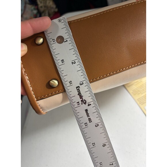 Patricia Nash Bag Paris Satchel Parisian Floral Spot Print Cream w Tassel Strap - Picture 10 of 14